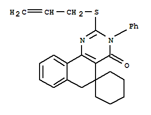 2-(Allylsulfanyl)-3-phenyl-3H-spiro[benzo[h]quinazoline-5,1'-cyclohexan]-4(6H)-one