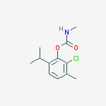 (2-chloro-3-methyl-6-propan-2-ylphenyl) N-methylcarbamate