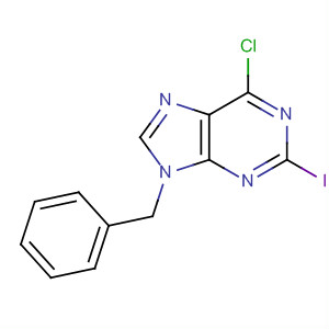 9H-Purine, 6-chloro-2-iodo-9-(phenylmethyl)-
