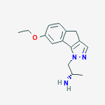 (2S)-1-(7-ethoxyindeno[1,2-c]pyrazol-1(4H)-yl)propan-2-amine
