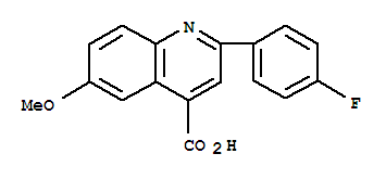 2-(4-fluorophenyl)-6-methoxyquinoline-4-carboxylic acid