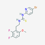 1-(5-bromopyridin-2-yl)-3-[2-(2,3-difluoro-6-methoxyphenyl)ethyl]thiourea