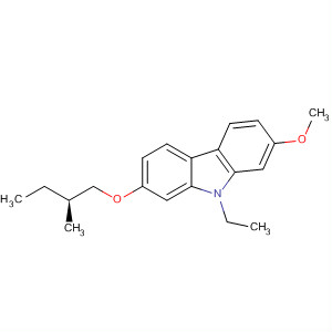 9H-Carbazole, 9-ethyl-2-methoxy-7-(2-methylbutoxy)-, (S)-