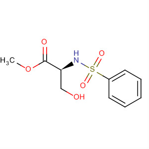 Serine, N-(phenylsulfonyl)-, methyl ester