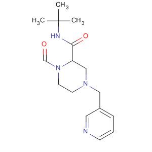 2-Piperazinecarboxamide,N-(1,1-dimethylethyl)-1-formyl-4-(3-pyridinylmethyl)-
