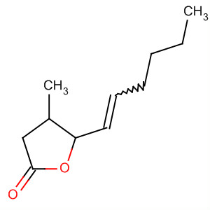 2(3H)-Furanone, 5-(1-hexenyl)dihydro-4-methyl-