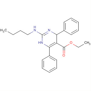 5-Pyrimidinecarboxylic acid, 2-(butylamino)-1,4-dihydro-4,6-diphenyl-,ethyl ester