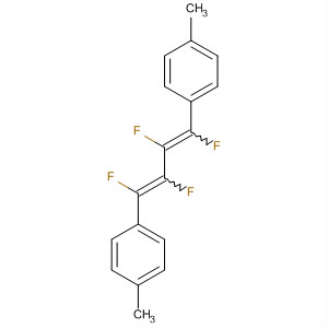 Benzene, 1,1'-(1,2,3,4-tetrafluoro-1,3-butadiene-1,4-diyl)bis[4-methyl-