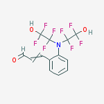 2-Propenal, 3-[[bis(1,1,2,2-tetrafluoro-2-hydroxyethyl)amino]phenyl]-