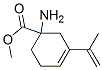 3-Cyclohexene-1-carboxylicacid,1-amino-3-(1-methylethenyl)-,methylester,