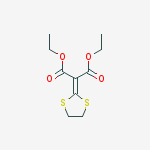 propanedioic acid, 2-(1,3-dithiolan-2-ylidene)-, diethyl ester