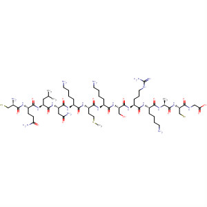Glycine,L-cysteinyl-L-glutaminyl-L-leucyl-L-asparaginyl-L-lysyl-L-methionyl-L-lysyl-L-seryl-L-arginyl-L-lysyl-L-alanyl-L-cysteinyl-