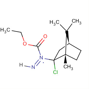 Diazenecarboxylic acid,[(1S,4S)-2-chloro-1,7,7-trimethylbicyclo[2.2.1]hept-2-yl]-, ethyl ester