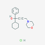 1-cyclohexyl-4-(morpholin-4-yl)-1-phenylbut-2-yn-1-ol