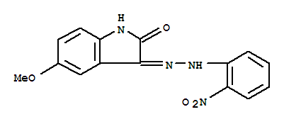 5-methoxy-3-[2-(2-nitrophenyl)hydrazino]-2H-indol-2-one