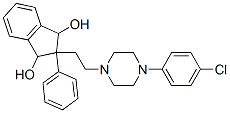 2-[2-[4-(p-Chlorophenyl)-1-piperazinyl]ethyl]-2-phenyl-1,3-indanediol