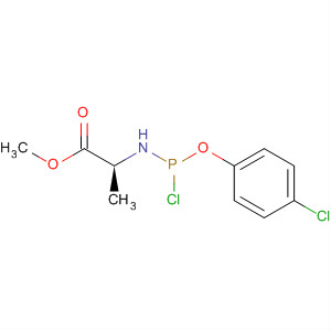 L-Alanine, N-[chloro(4-chlorophenoxy)phosphinyl]-, methyl ester