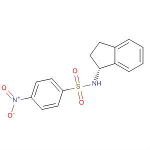Benzenesulfonamide, N-[(1R)-2,3-dihydro-1H-inden-1-yl]-4-nitro-