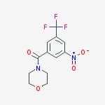 4-morpholinyl[3-nitro-5-(trifluoromethyl)phenyl]methanone