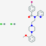 Benzamide, 4-Fluoro-N-[2-[4-(2-Methoxyphenyl)-1-Piperazinyl]ethyl]-N-2-Pyridinyl-, Dihydrochloride