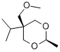 5α-Isopropyl-5β-(methoxymethyl)-2β-methyl-1,3-dioxane