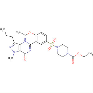1-Piperazinecarboxylic acid,4-[[3-(4,7-dihydro-1-methyl-7-oxo-3-propyl-1H-pyrazolo[4,3-d]pyrimidin-5-yl)-4-ethoxyphenyl]sulfonyl]-, ethyl ester
