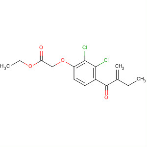 Acetic acid, [2,3-dichloro-4-(2-methylene-1-oxobutyl)phenoxy]-, ethylester