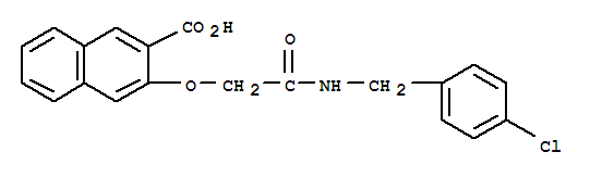 3-{2-[(4-chlorobenzyl)amino]-2-oxoethoxy}naphthalene-2-carboxylic acid