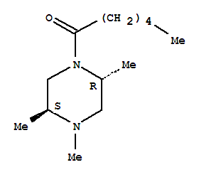 1-[(2S,5R)-2,4,5-trimethylpiperazin-1-yl]hexan-1-one