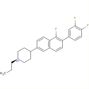Naphthalene,2-(3,4-difluorophenyl)-1-fluoro-6-(trans-4-propylcyclohexyl)-