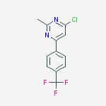 4-chloro-2-methyl-6-[4-(trifluoromethyl)phenyl]Pyrimidine