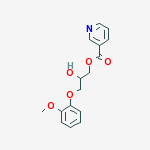 3-(O-METHOXYPHENOXY)-1,2-PROPANEDIOL NICOTINATE