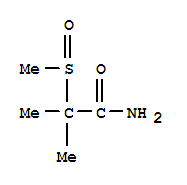 2-methyl-2-(methylsulfinyl)propanamide