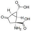 Bicyclo[3.1.0]hexane-2,6-dicarboxylic acid, 2-amino-4-oxo-, (1S,2R,5R,6R)-