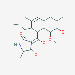 (3e)-3-[hydroxy-(7-hydroxy-8-methoxy-3,6-dimethyl-2-propyl-1,2,4a,5,6,7,8,8a-octahydronaphthalen-1-yl)methylidene]-5-methylpyrrolidine-2,4-dione