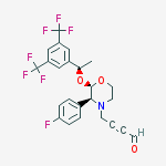 2-Butynal, 4-[(2R,3S)-2-[(1R)-1-[3,5-Bis(Trifluoromethyl)Phenyl]Ethoxy]-3-(4-Fluorophenyl)-4-Morpholinyl]-