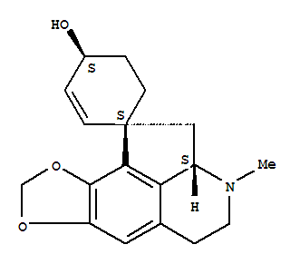 SPIRO[2-CYCLOHEXENE-1,1'(2'H)-CYCLOPENTA[IJ][1,3]- DIOXOLO[4,5-G]ISOQUINOLIN]-4-OL,2'A,3',4',5'- TETRAHYDRO-3'-METHYL-,(1S,2'AS,4S)-