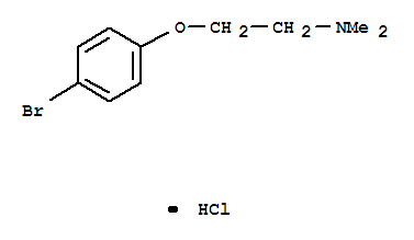 2-(4-bromophenoxy)-N,N-dimethylethanamine hydrochloride (1:1)