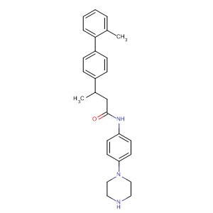 [1,1'-Biphenyl]-2-carboxamide,6-methyl-4'-(1-methylethyl)-N-[4-(1-piperazinyl)phenyl]-