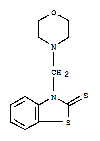 2(3H)-benzothiazolethione, 3-(4-morpholinylmethyl)-