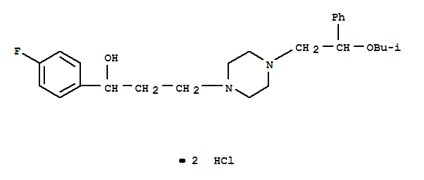 3-[4-(1-tert-butoxy-2-phenylethyl)piperazin-1-yl]-1-(4-fluorophenyl)propan-1-ol dihydrochloride