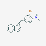 2-bromo-4-(1H-inden-1-ylidenemethyl)-N-methylaniline