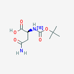 N-(tert-Butoxycarbonyl)-L-asparagine-(amine-15N)