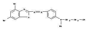 Propanenitrile, 3-[[4-[(4,6-dibromo-2-benzothiazolyl) azo]phenyl]ethylamino]-