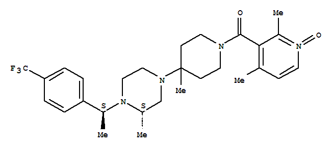 methanone, (2,4-dimethyl-1-oxido-3-pyridinyl)[4-methyl-4-[(3S)-3-methyl-4-[(1S)-1-[4-(trifluoromethyl)phenyl]ethyl]-1-piperazinyl]-1-piperidinyl]-