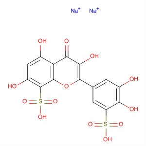 4H-1-Benzopyran-8-sulfonic acid,2-(3,4-dihydroxy-5-sulfophenyl)-3,5,7-trihydroxy-4-oxo-, disodium salt