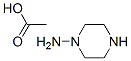 1-Piperazinamine, monoacetate