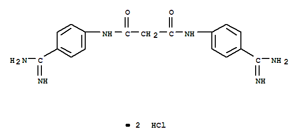Propanediamide, N1,N3-bis[4-(aminoiminomethyl)phenyl]-,hydrochloride (1:2)