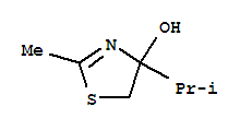 4-Thiazolol,4,5-dihydro-2-methyl-4-(1-methylethyl)-