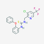 1-((3-Chloro-5-(trifluoromethyl)pyridin-2-yl)methyl)-3-(2-phenoxyphenyl)thiourea